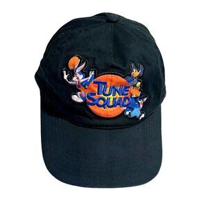 Space Jam Black Tune Squad Hat With Metal Buckle